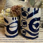 Vase motif abstrait SERAX